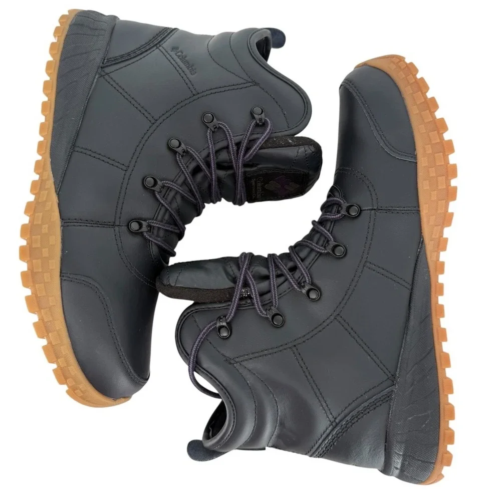 Columbia Mens Fairbanks Rover Boots Omni-Heat Black Gum Sz 10.5 Outdoor Gorpcorr